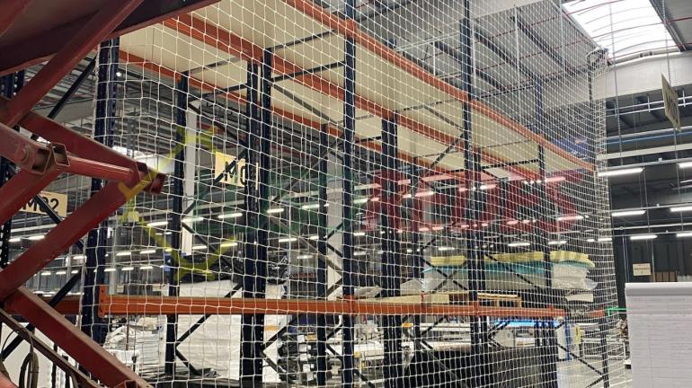 Redes de Proteção para Prateleiras Industriais